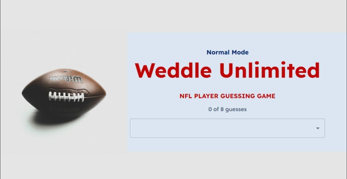 play weddle nfl wordle